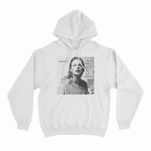 Vintage Taylor Swift White Hoodie
